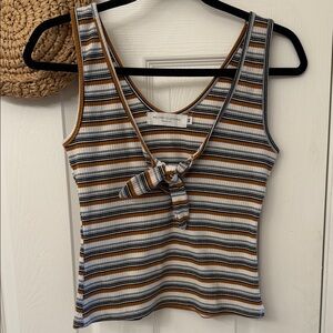 Nectar Clothing Front Tie Tank